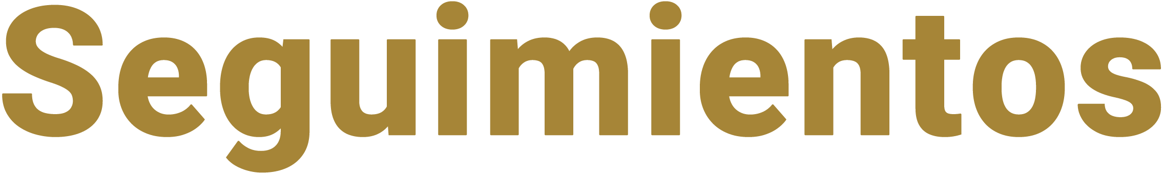 Seguimientos